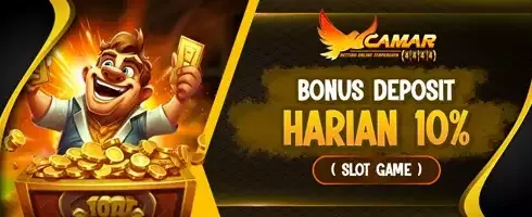 Bonus Reload Harian 100% promotion banner